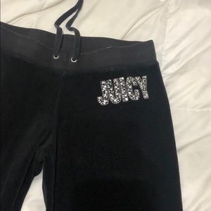 black juicy couture sweats